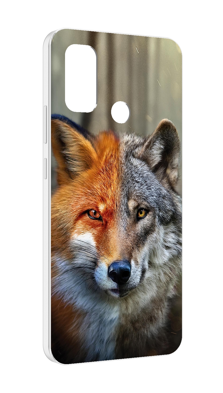 

Чехол MyPads волк-лиса для UleFone Note 10P/Note 10, Прозрачный, Tocco