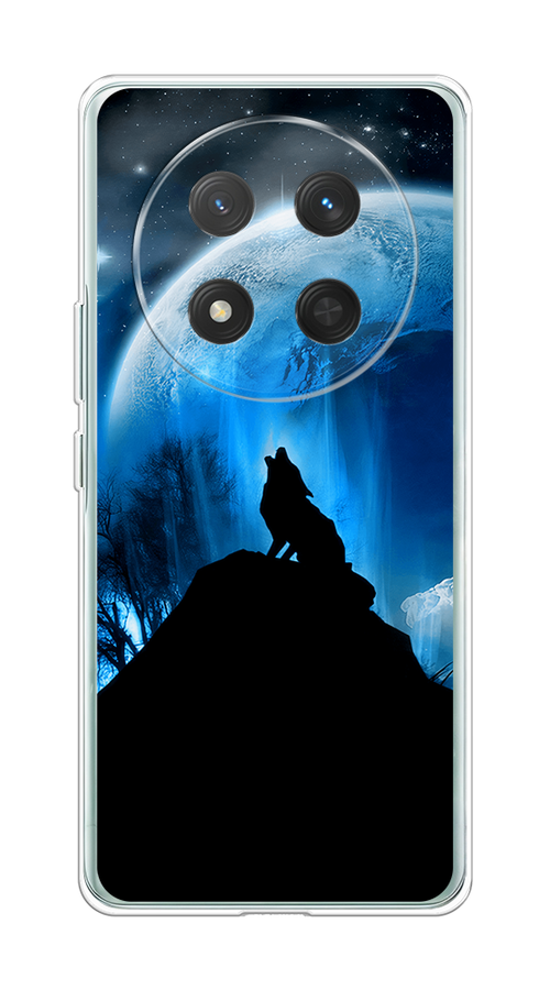 

Чехол на Honor X9C/X60 Pro Волк 2, Синий;черный;белый, 6125350-1