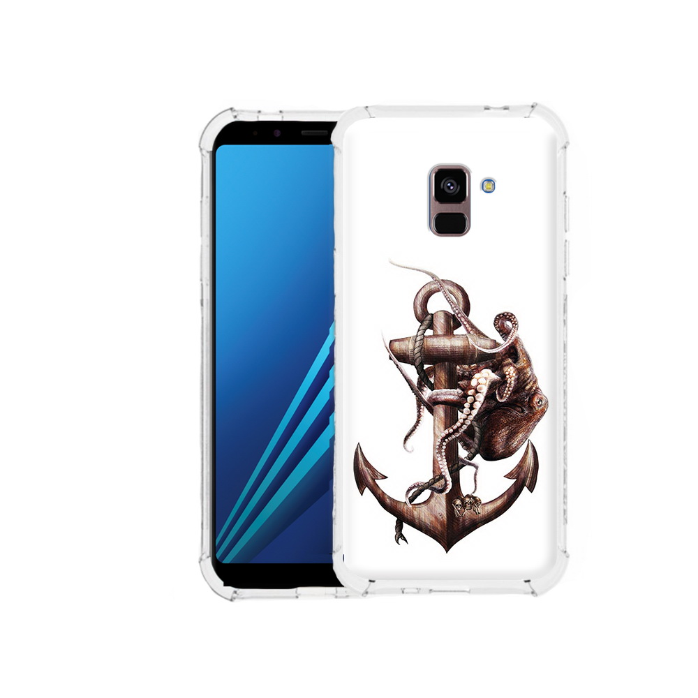 

Чехол MyPads Tocco для Samsung Galaxy A8 Plus ржавый якорь (PT119249.593.579), Tocco