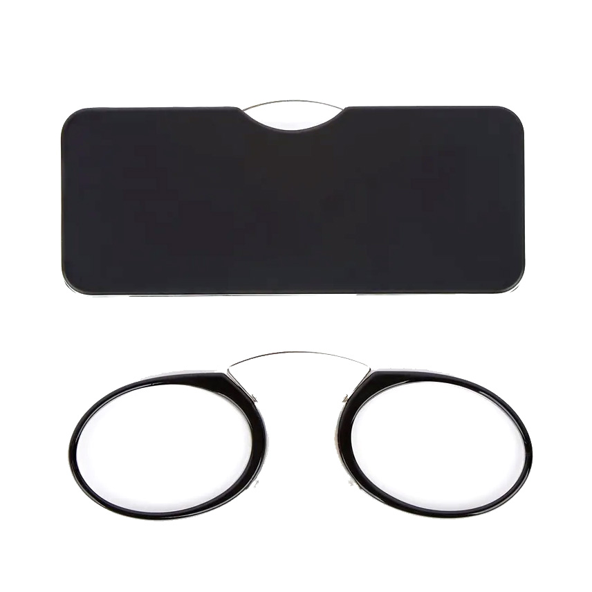 Готовые очки пенсне TR8209 +2,50, для чтения, черный, РЦ 62-64