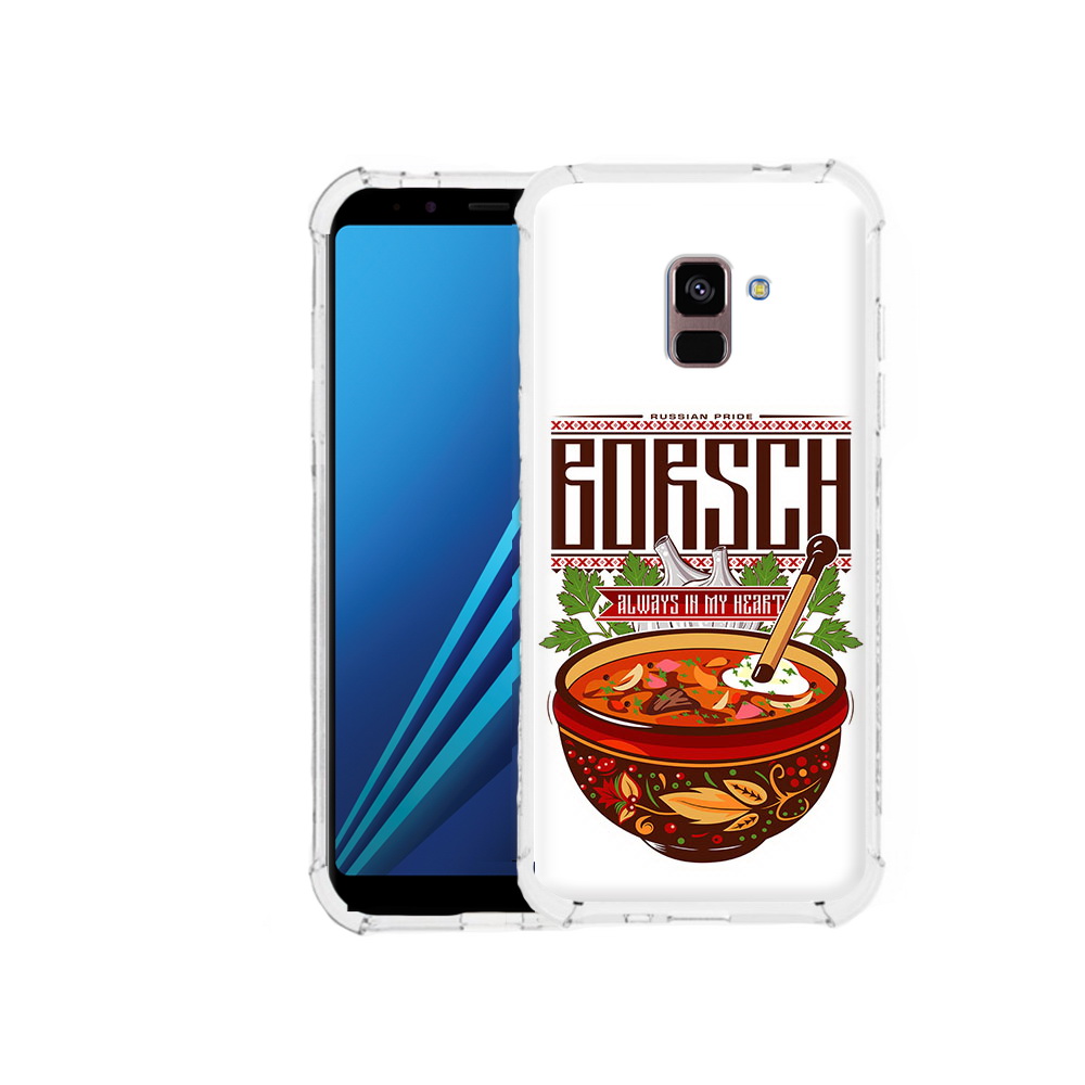 

Чехол MyPads Tocco для Samsung Galaxy A8 Plus русский борщ (PT119249.593.589), Tocco