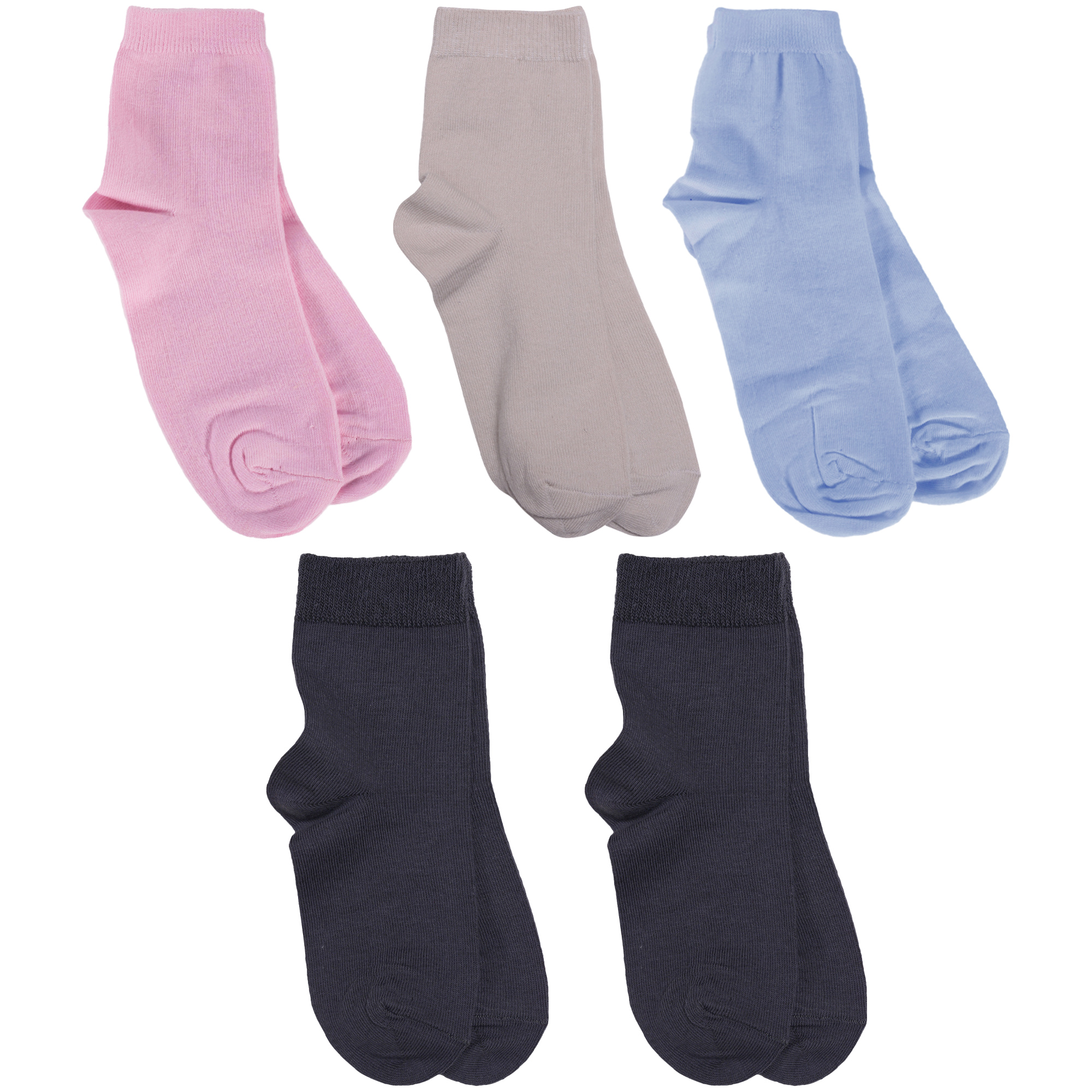 

Носки детские Rusocks 5-Д-25, розовый; бежевый; голубой; серый, 16, 5-Д-25