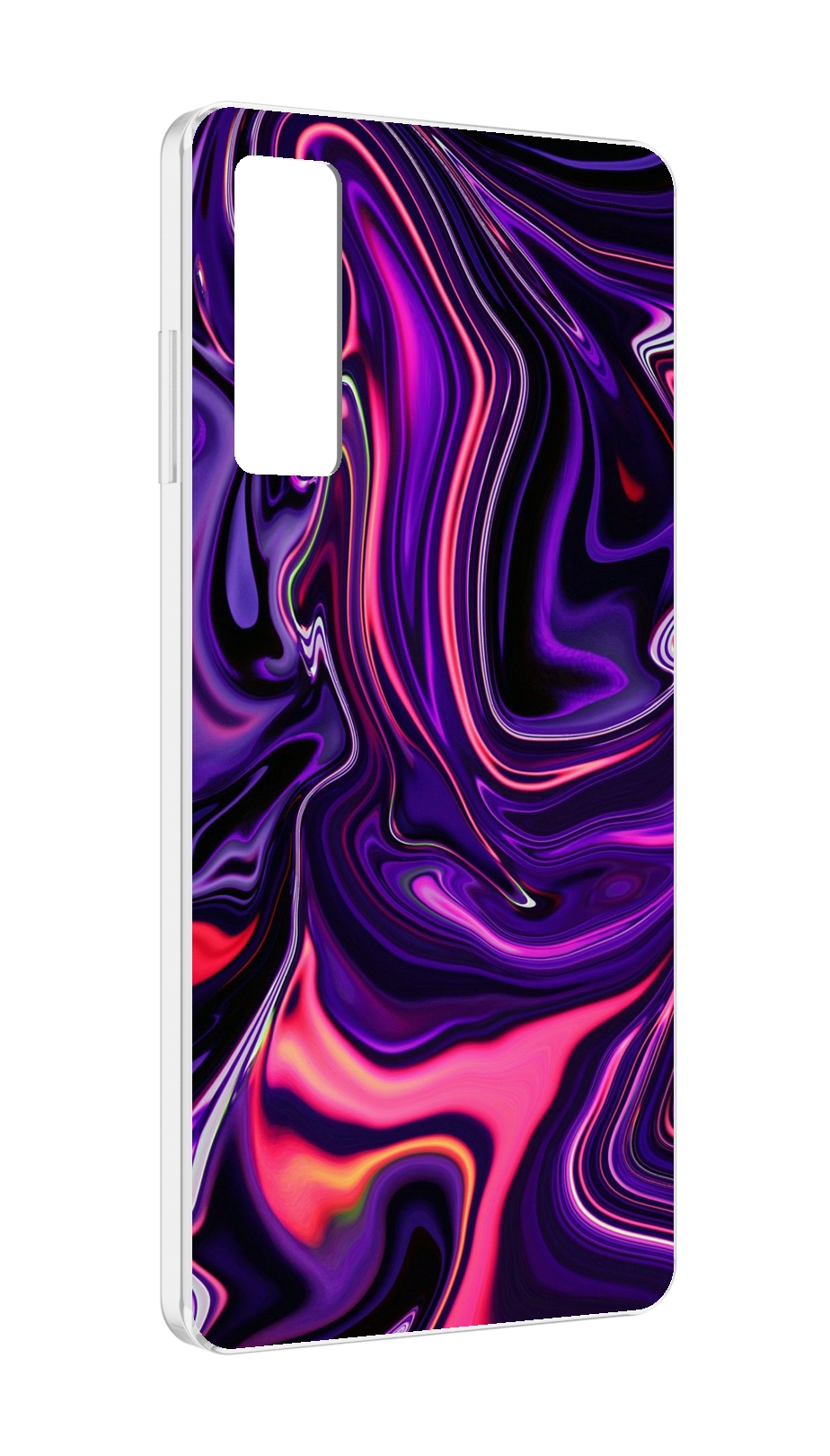 

Чехол MyPads фиолетовые краски для TCL 20 5G, Прозрачный, Tocco