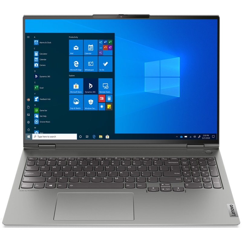 фото Ноутбук lenovo thinkbook 16p g2 ach серый (20ym003dru)