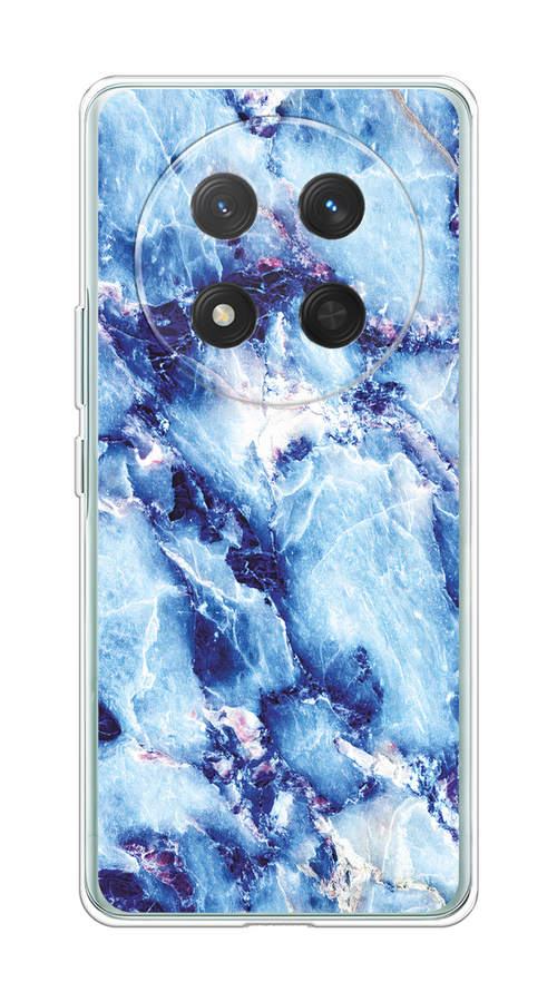 

Чехол на Honor X9C/X60 Pro Мрамор с синими прожилками, Синий, 6125350-1