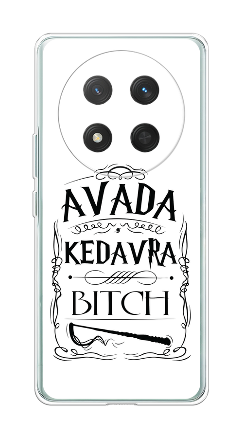 

Чехол на Honor X9C/X60 Pro Avada kedavra bitch, Белый;серый;черный, 6125350-1
