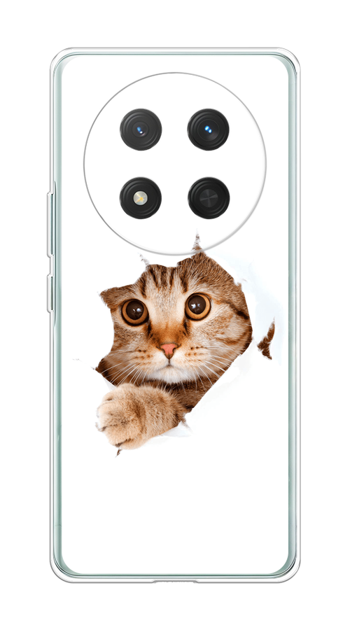 

Чехол на Honor X9C/X60 Pro Кот и бумага, Белый;коричневый, 6125350-1