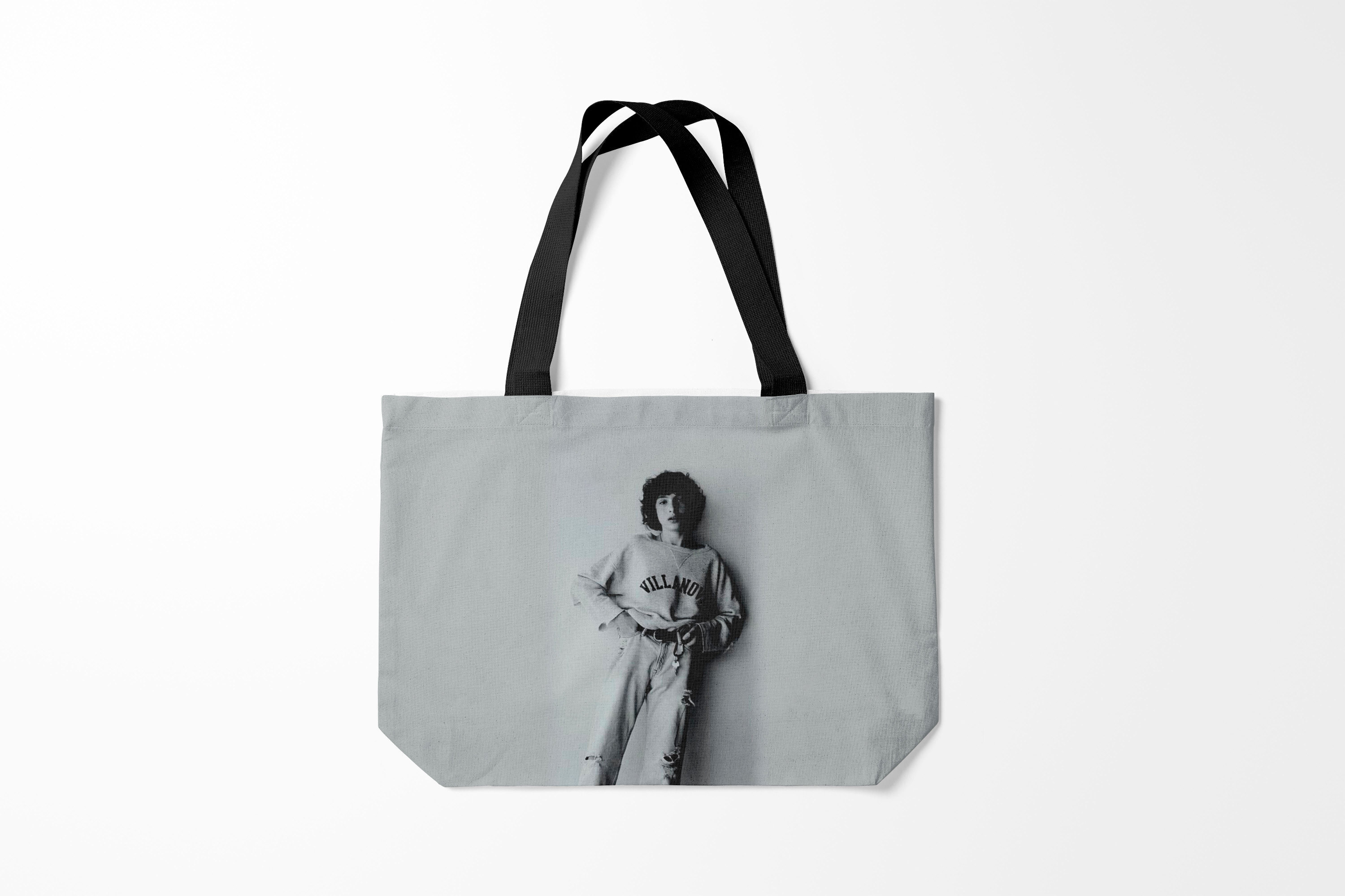 

Сумка шoппер унисекс Burnettie Звезды кино finn wolfhard, серый, Звезды кино finn wolfhard