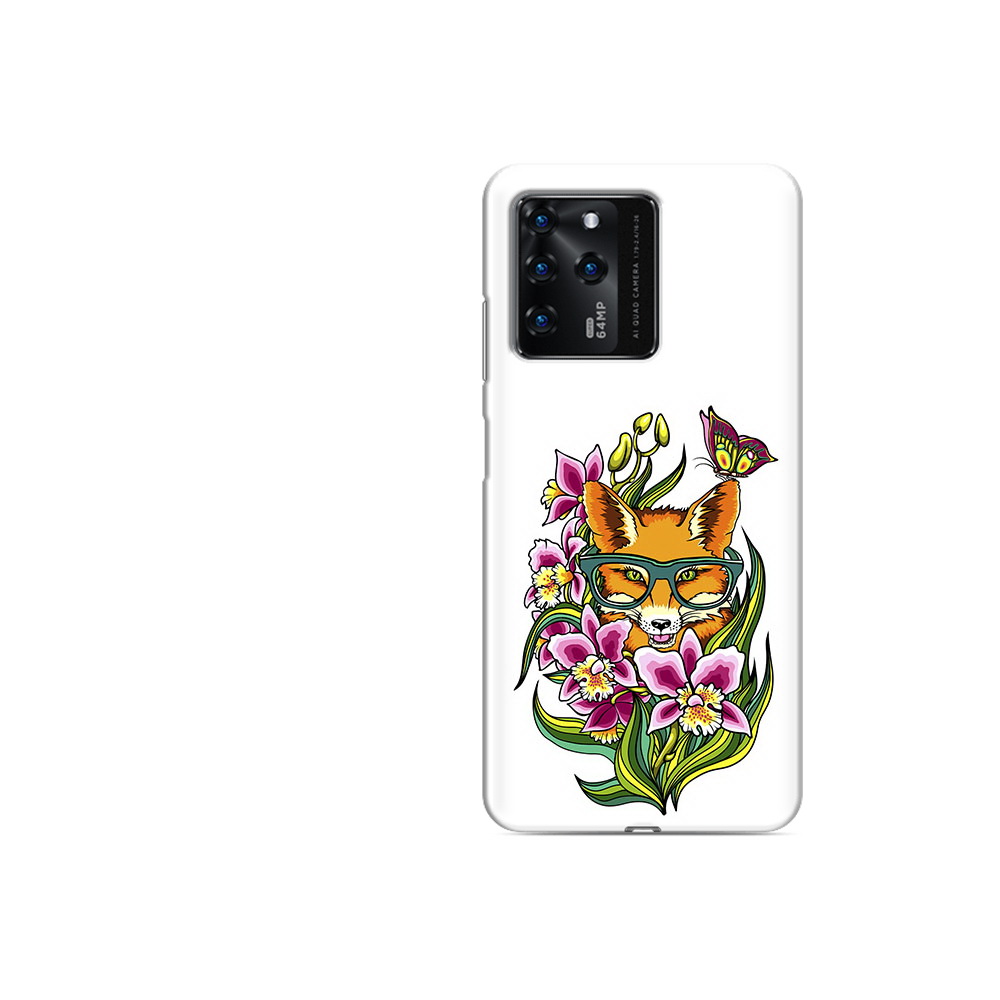 

Чехол MyPads Tocco для ZTE V30 Лиса в цветах (PT226947.476.108), Прозрачный, Tocco
