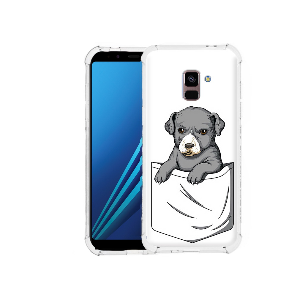 

Чехол MyPads Tocco для Samsung Galaxy A8 Plus собачка в кармане (PT119249.593.611), Tocco