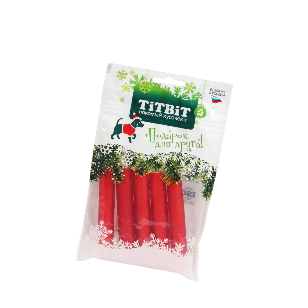 

Лакомство TiTBiT Red snack Палочки мармеладные для собак 100 г