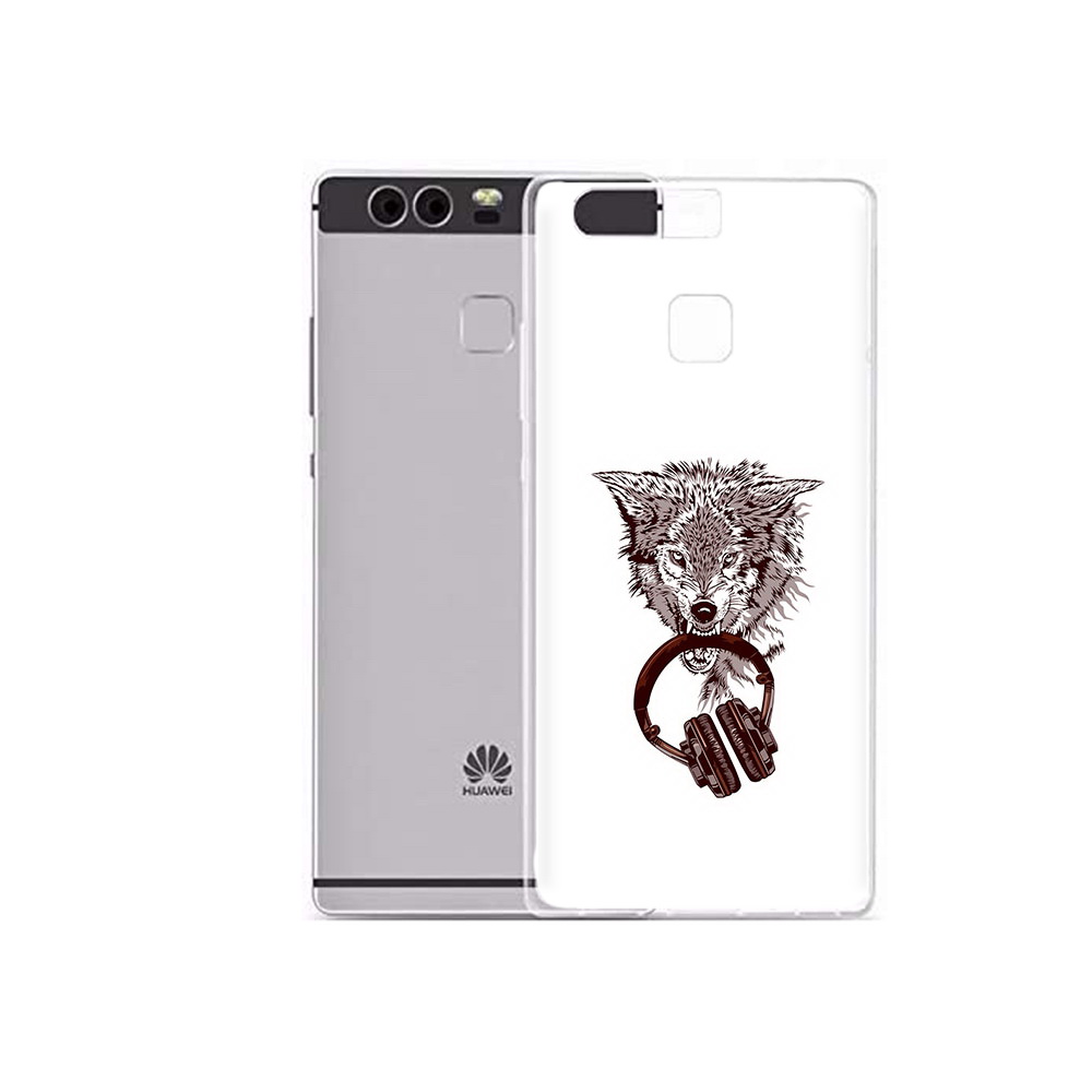 

Чехол MyPads Tocco для Huawei P9 Plus дикий волк (PT31455.54.325), Прозрачный, Tocco