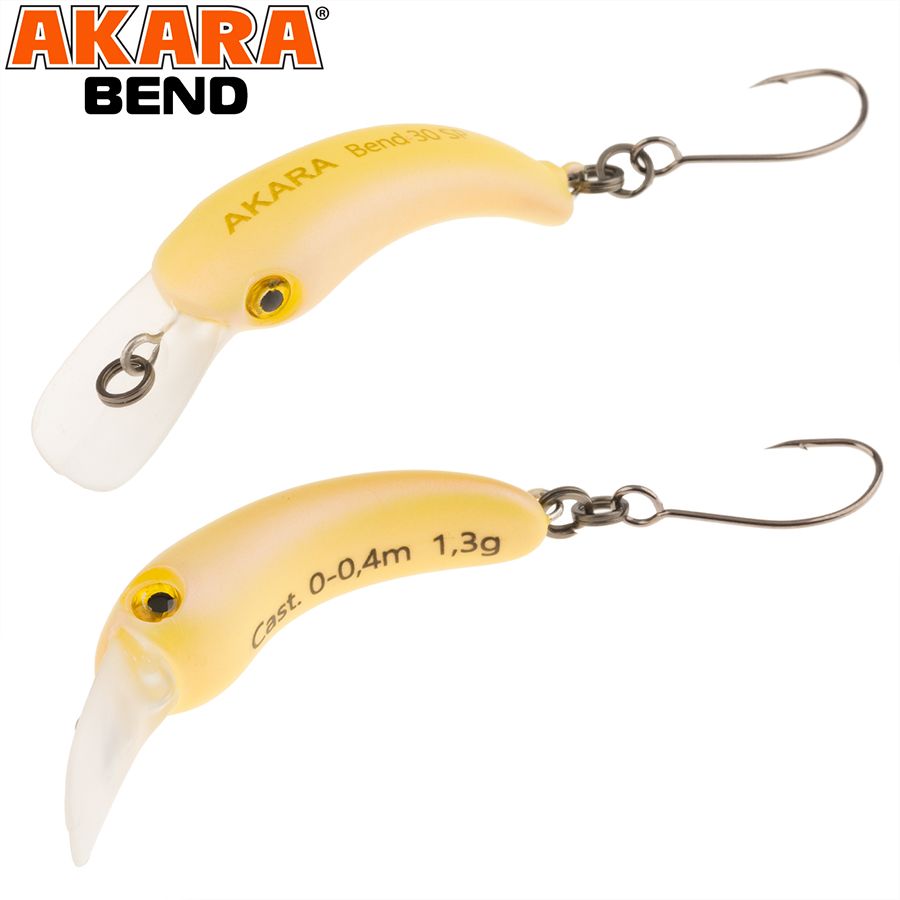 

Воблер Akara Bend 30SP 1,3 гр A-222, Разноцветный, Bend