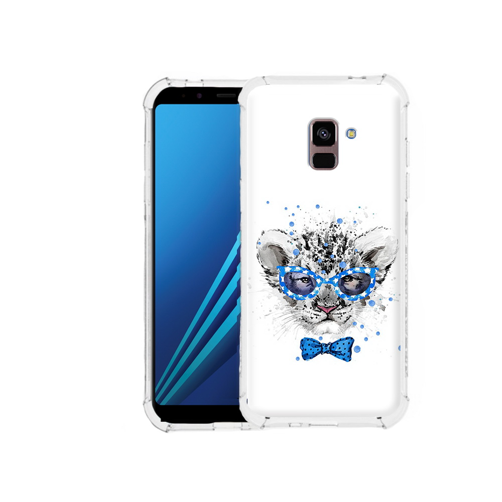 

Чехол MyPads Tocco для Samsung Galaxy A8 Plus тигренок с бабочкой (PT119249.593.642), Tocco