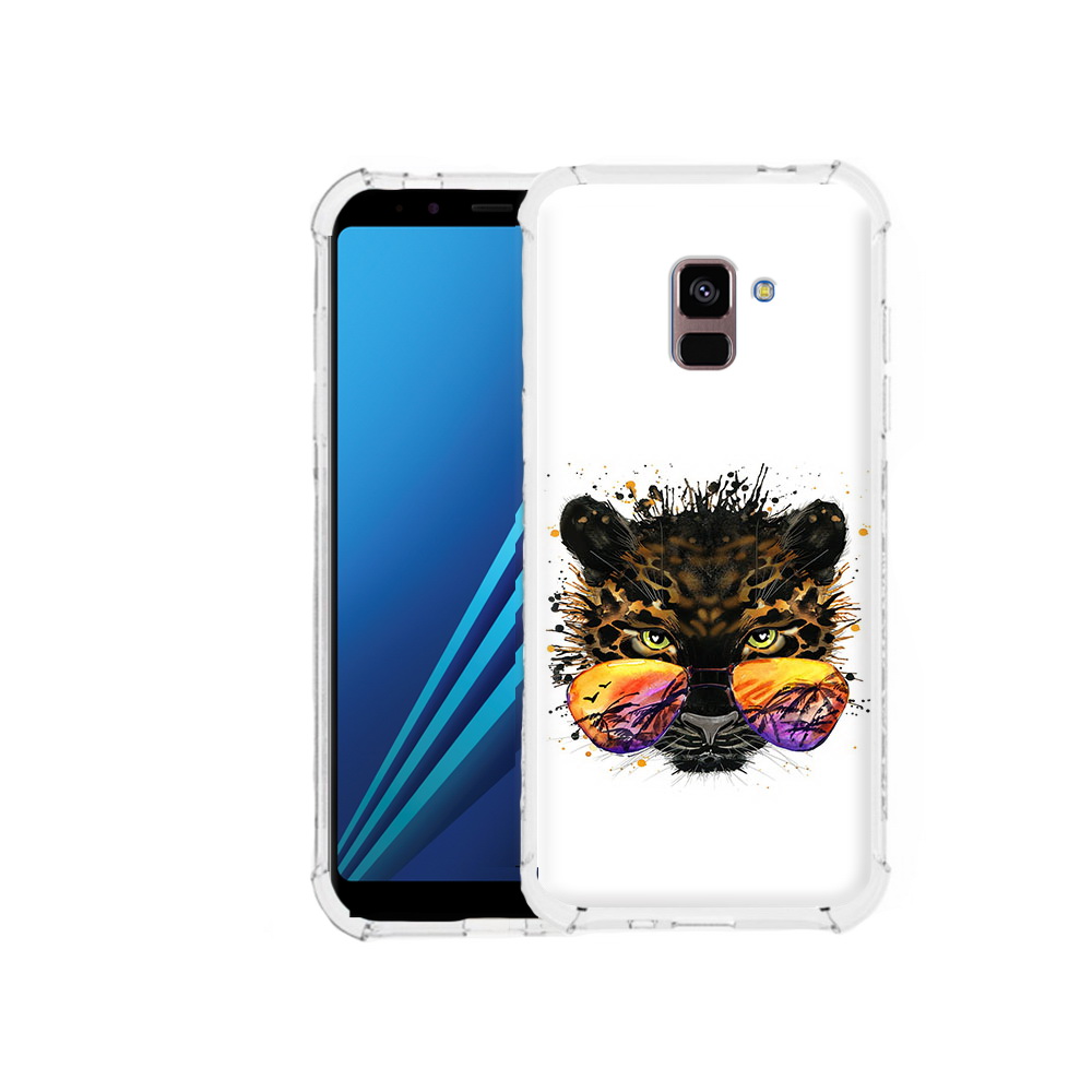 

Чехол MyPads Tocco для Samsung Galaxy A8 Plus тропический леопард (PT119249.593.649), Tocco