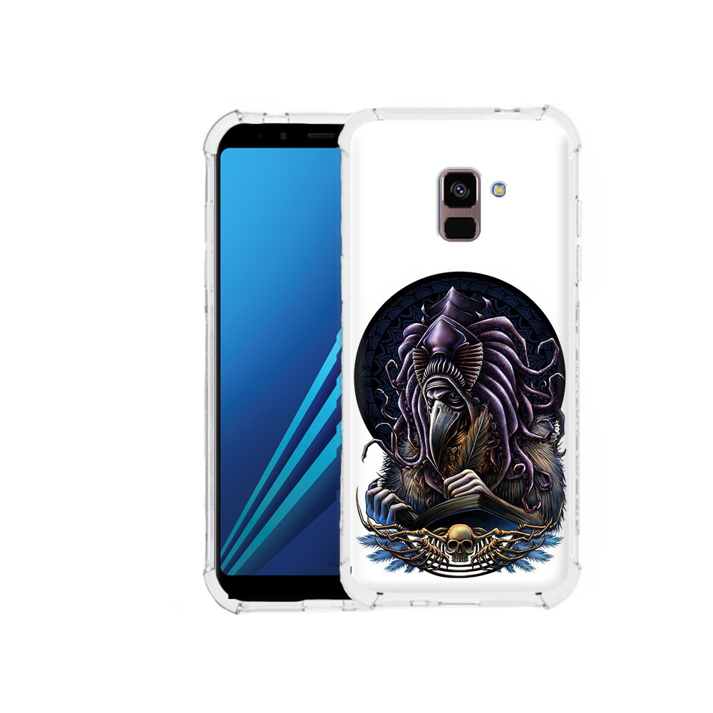

Чехол MyPads Tocco для Samsung Galaxy A8 Plus умный ворон (PT119249.593.650), Tocco