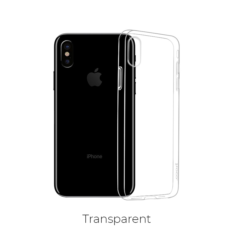 

Чехол tpu light series для iphone xs, прозрачный, 0,8 мм