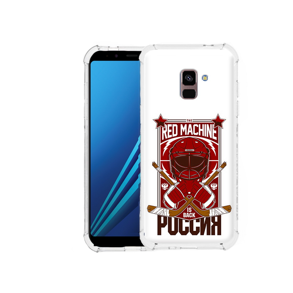 

Чехол MyPads Tocco для Samsung Galaxy A8 Plus хоккей россия (PT119249.593.666), Tocco