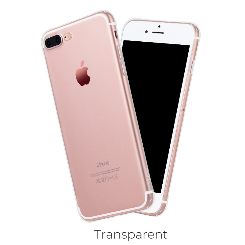 

чехол tpu light series для iPhone 7+, прозрачный, 0,7 мм