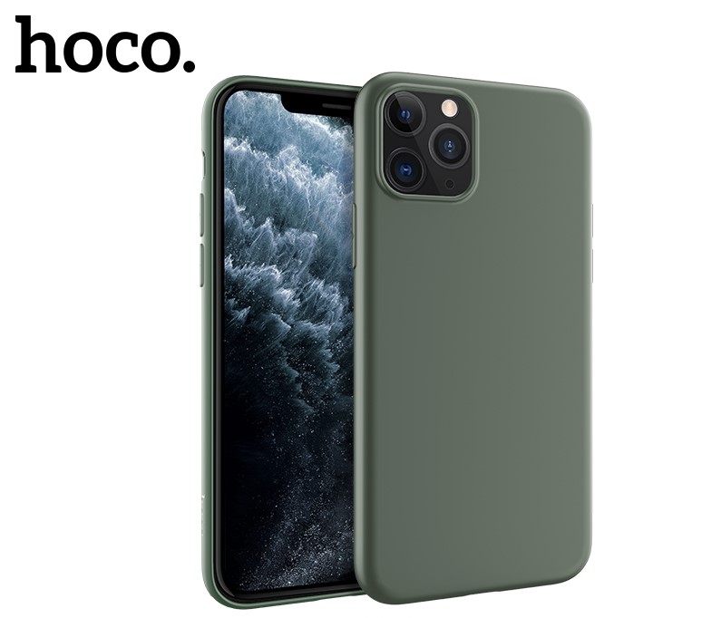 

чехол tpu fascination series для iPhone 11 Pro Max, темно-зеленый, 0,8 мм