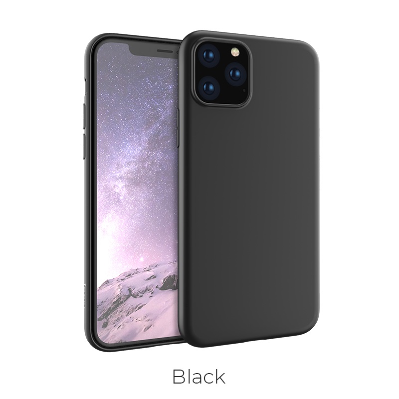 фото Чехол tpu fascination series для iphone 11 pro max, черный, 0,8 мм hoco