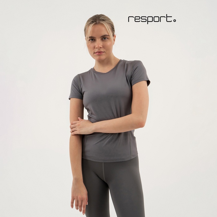 

Футболка женская Resport Base_2 серая XS, Серый, Base_2