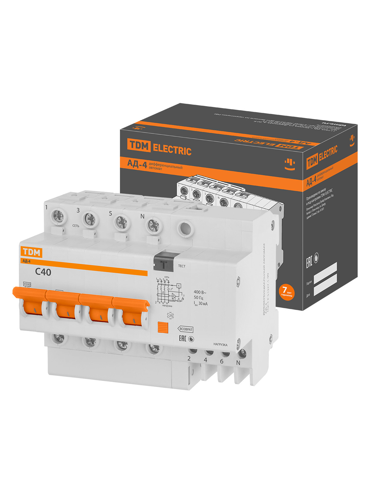 

Дифавтомат TDM ELECTRIC SQ0221-0009