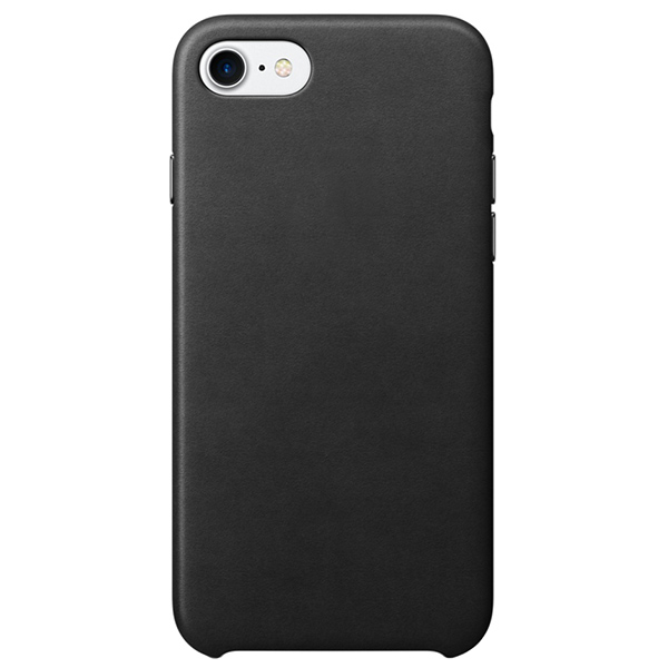 Чехол leather case для iphone 7+/8+ (1), черный