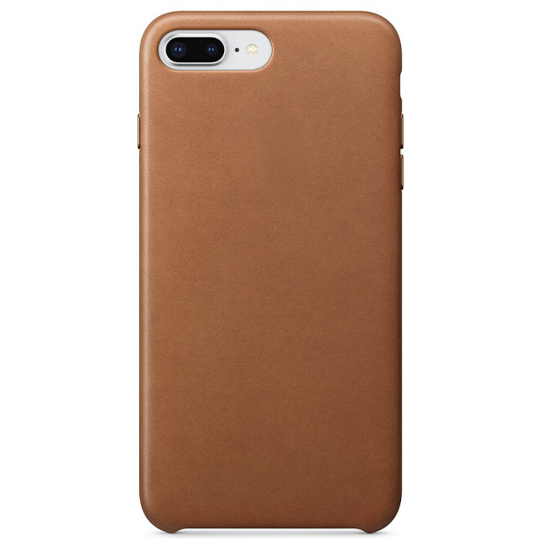 фото Чехол leather case для iphone 7+/8+ (3), коричневый ademar