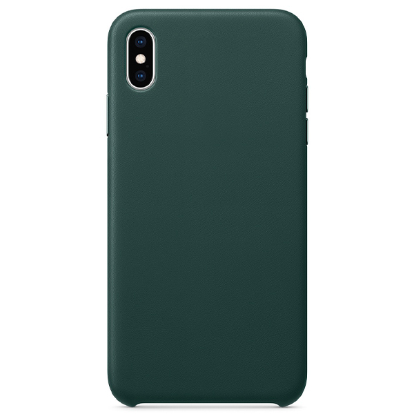 фото Чехол leather case для iphone x/xs (5), зеленый ademar