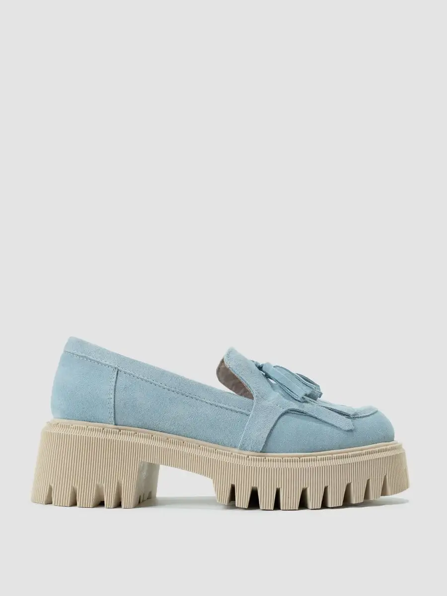 

Лоферы женские Reversal 550202 голубые 38 RU, Голубой, 550202