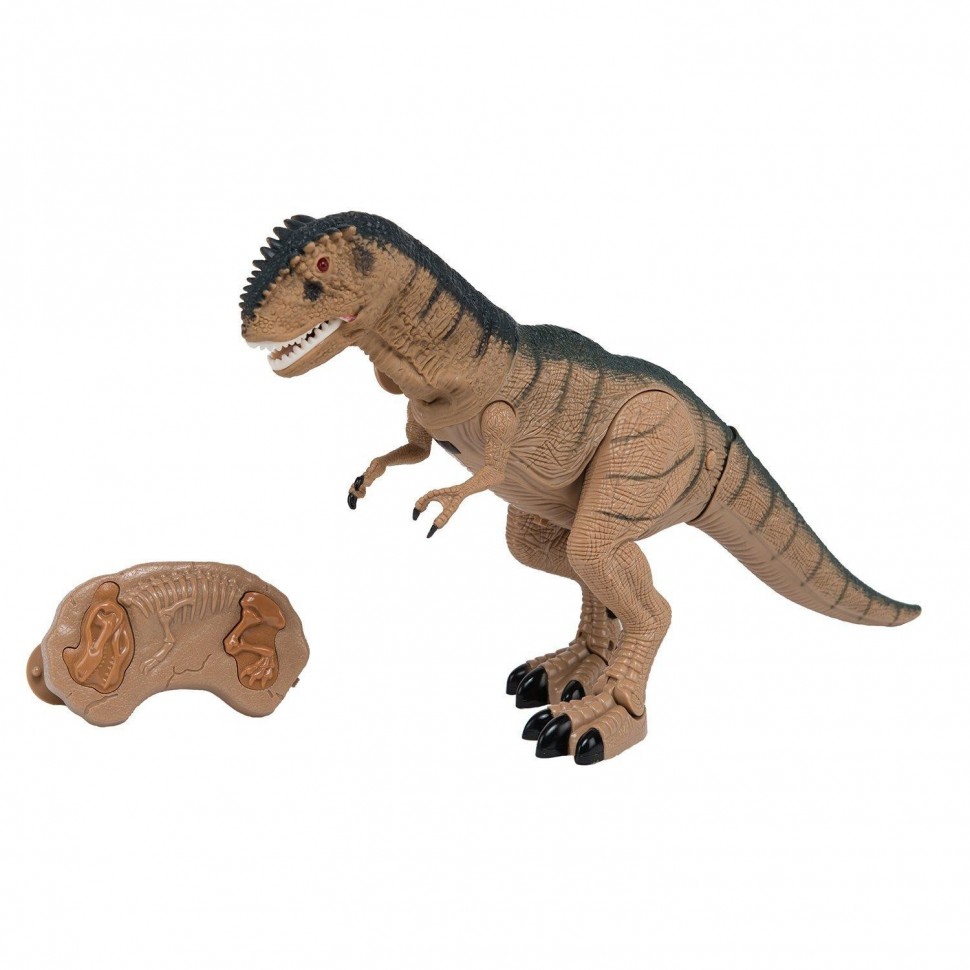 Радиоуправляемый динозавр Dinosaurs Island Toys Тираннозавр - RS6121A радиоуправляемый интерактивный динозавр le neng toys стреляет присосками lnt k9