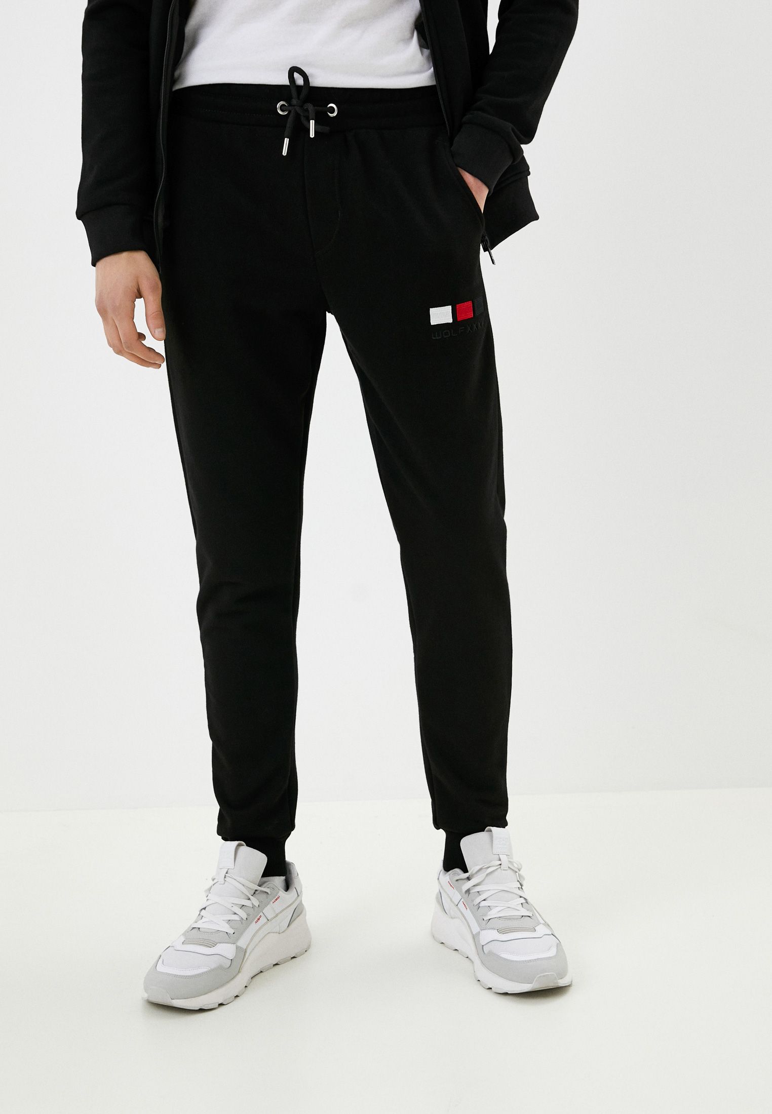 

Спортивные брюки мужские BAWER 1NZEA03 черные XXL, Черный, 1NZEA03