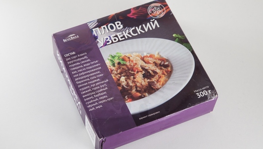 

Плов ВкусВилл узбекский с бараниной и говядиной 300 г