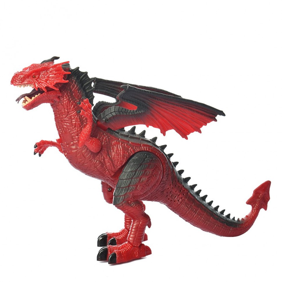 Интерактивный красный дракон Dinosaurs Island Toys RS6153 интерактивный динозавр dinosaurs island toys трицератопс rs6167b