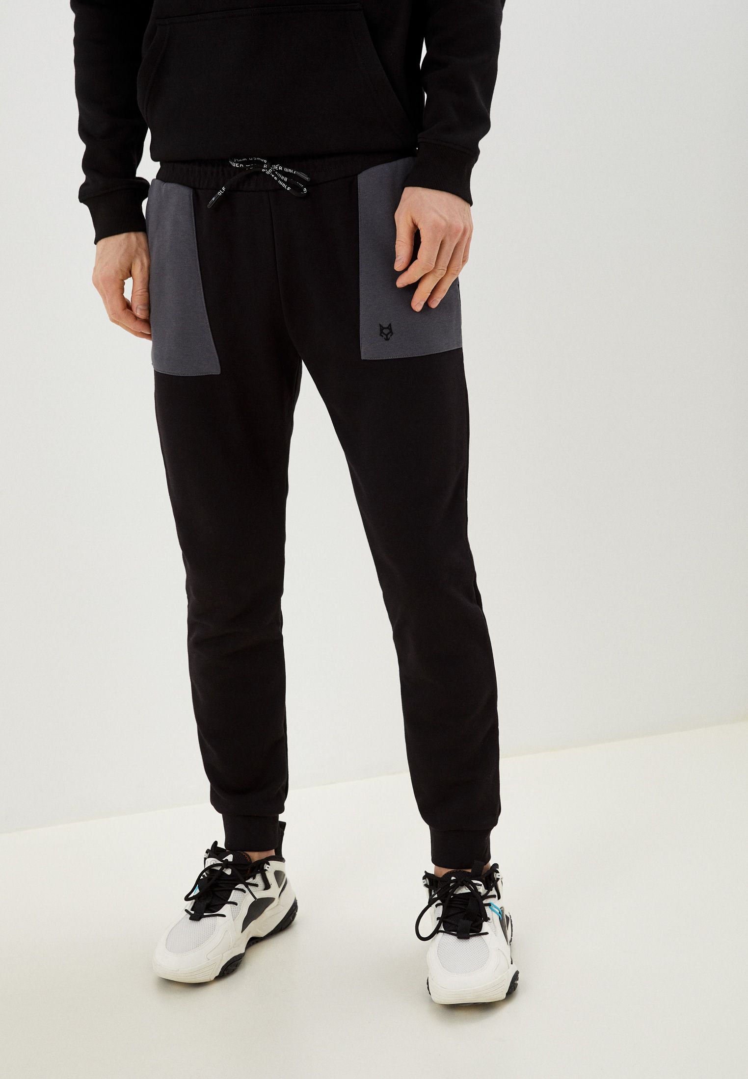 

Спортивные брюки мужские BAWER WB001 черные XXL, Черный, WB001