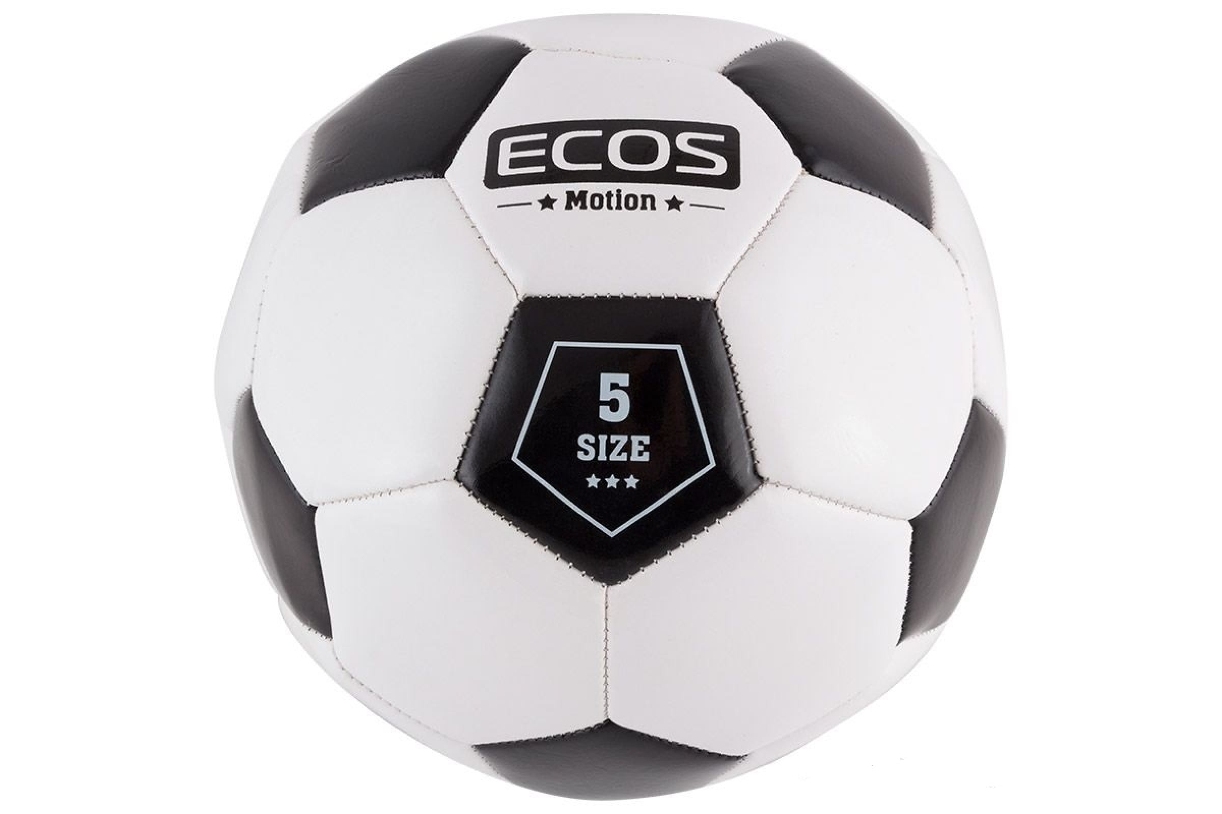 фото Мяч футбольный bl-2001 (№5, 2 цвет., машин. строчка, пвх) ecos