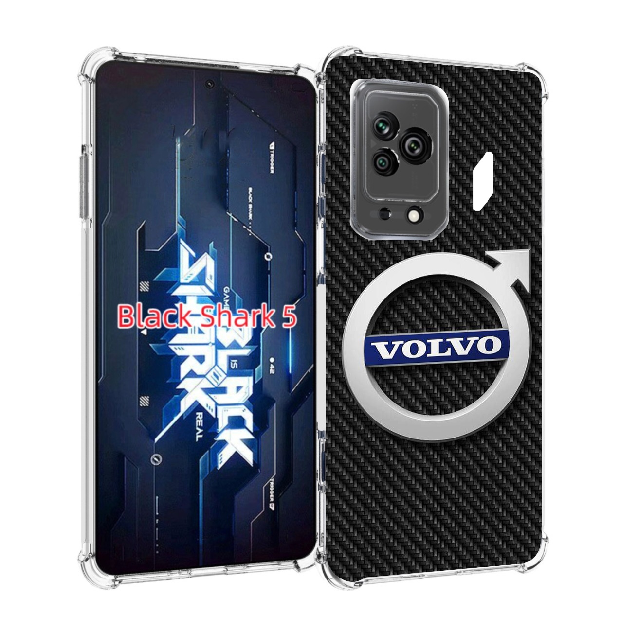

Чехол MyPads вольво volvo 3 для Xiaomi Black Shark 5, Прозрачный, Tocco