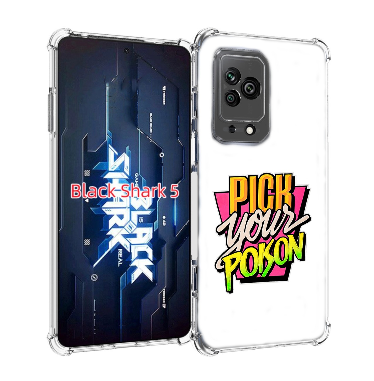 

Чехол MyPads выбери-свой-яд для Xiaomi Black Shark 5, Прозрачный, Tocco