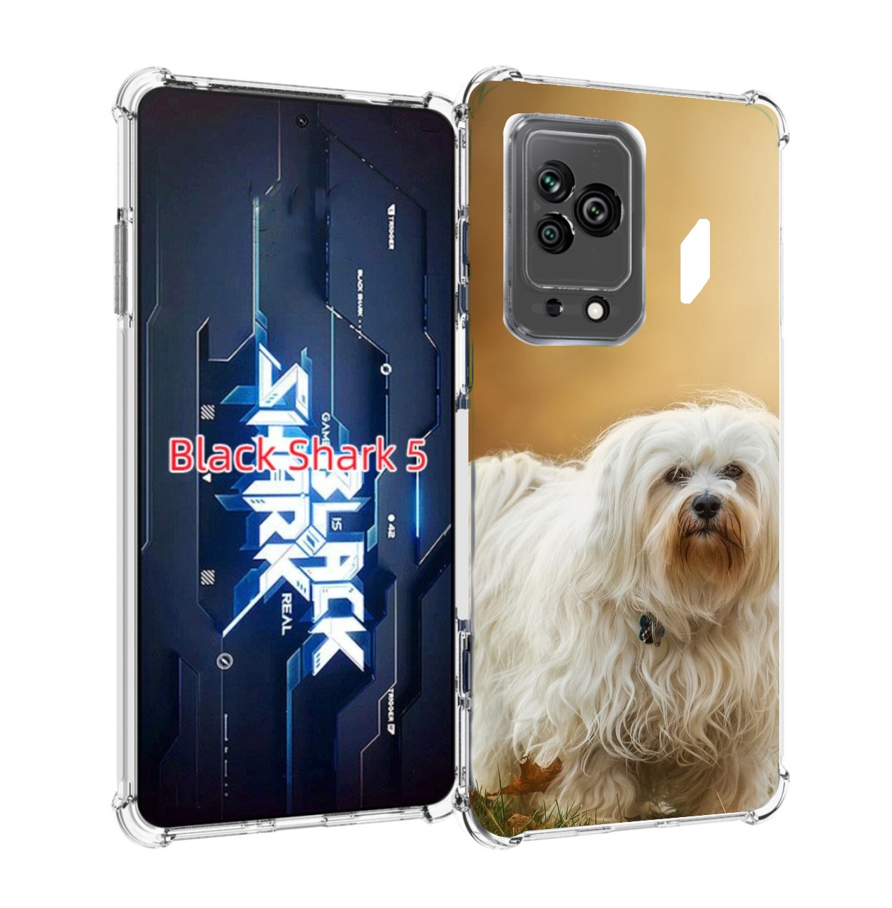 

Чехол MyPads гаванскии бишон для Xiaomi Black Shark 5, Прозрачный, Tocco