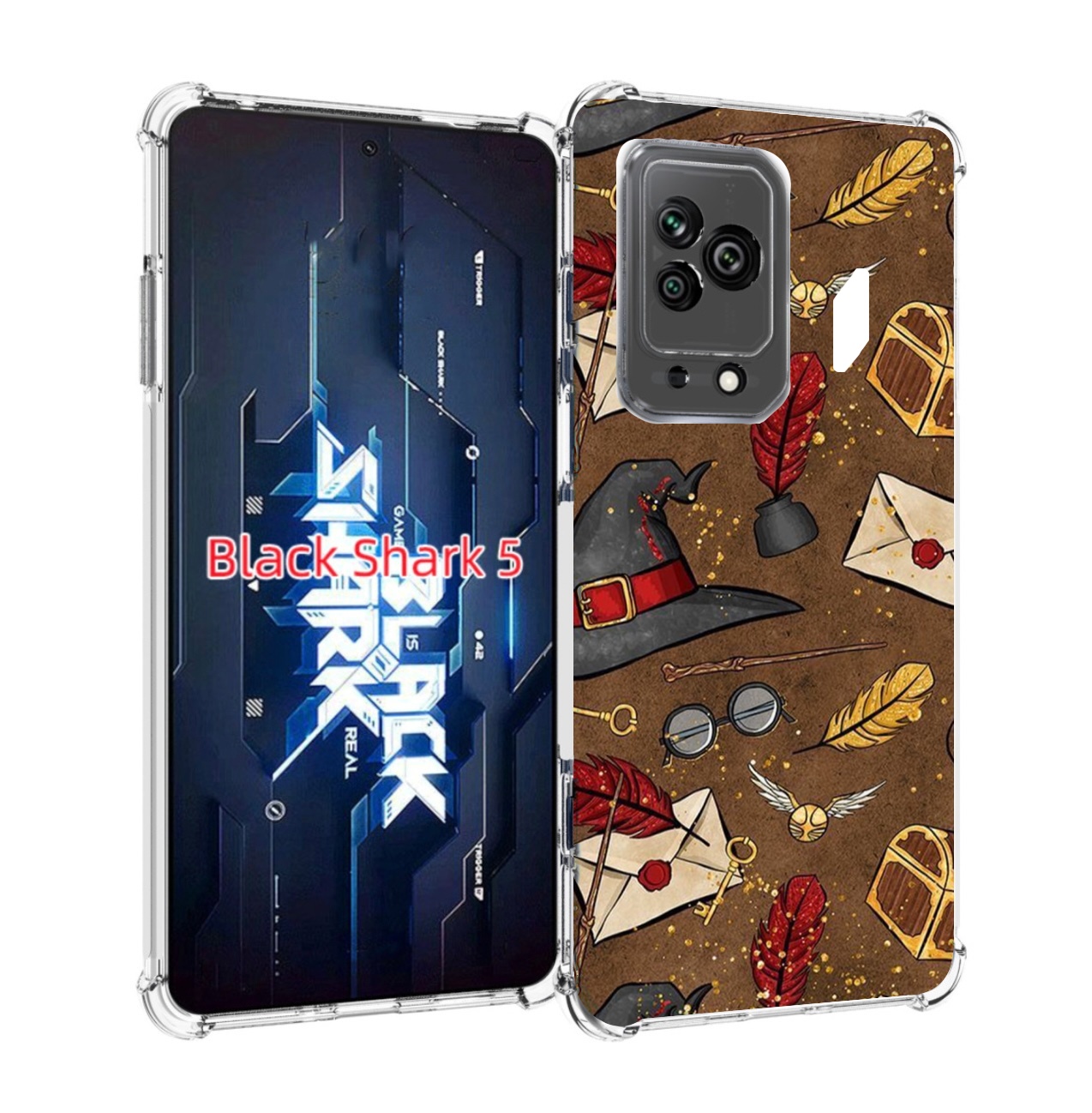 

Чехол MyPads гарри-поттер-вайб для Xiaomi Black Shark 5, Прозрачный, Tocco