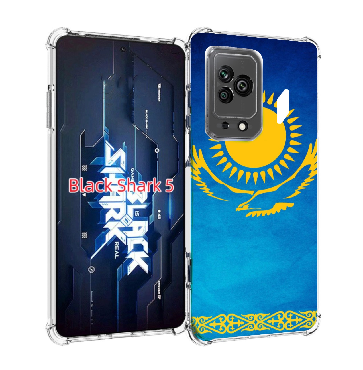 

Чехол MyPads герб и флаг казахстана для Xiaomi Black Shark 5, Прозрачный, Tocco