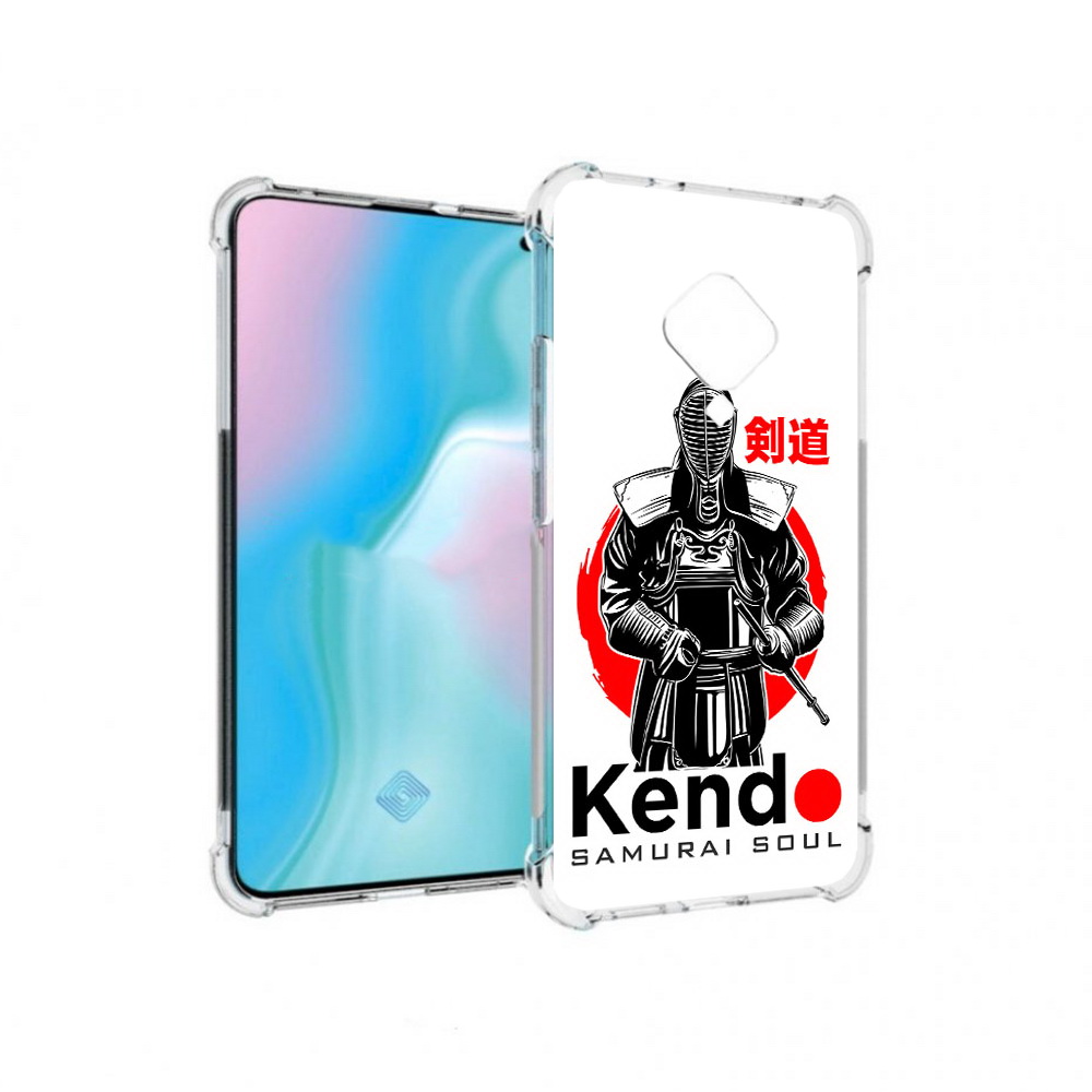 

Чехол MyPads Tocco для Vivo S5 рисованый самурай (PT226962.406.581), Прозрачный, Tocco