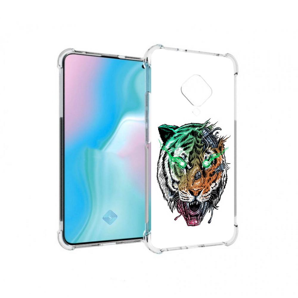 

Чехол MyPads Tocco для Vivo S5 робо-тигр (PT226962.406.584), Прозрачный, Tocco