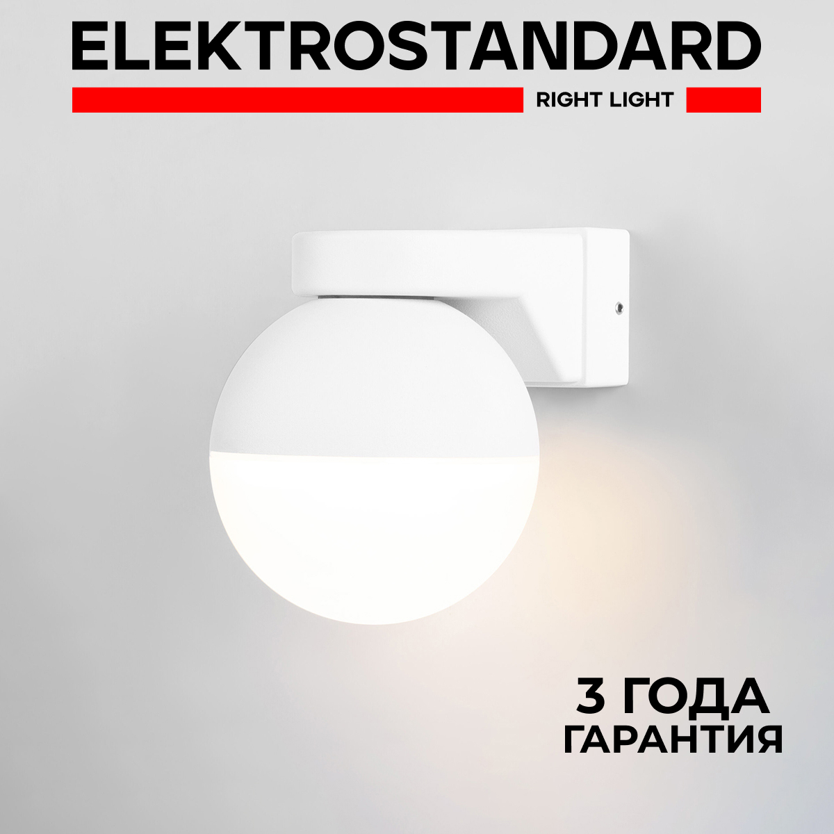 

Уличный настенный светильник Elektrostandard Мун MRL 1028 GX53 IP54 белый, Moon