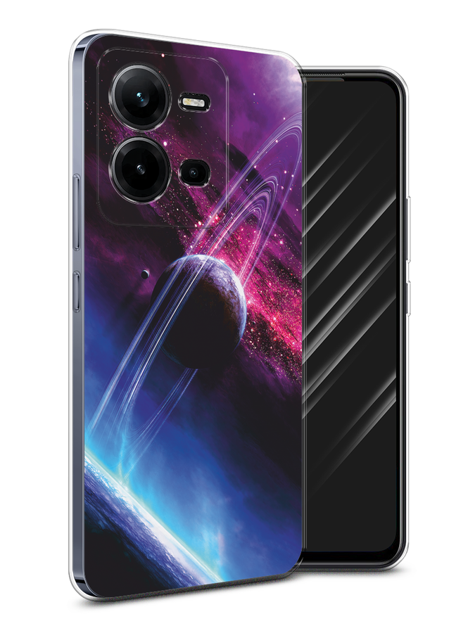 

Чехол Awog на Vivo V25e / Виво V25e "Космос 17", Черный;фиолетовый