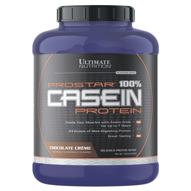 БАД Ultimate Nutrition Prostar 100% Casein со вкусом Шоколадный крем, порошок 2270 гр