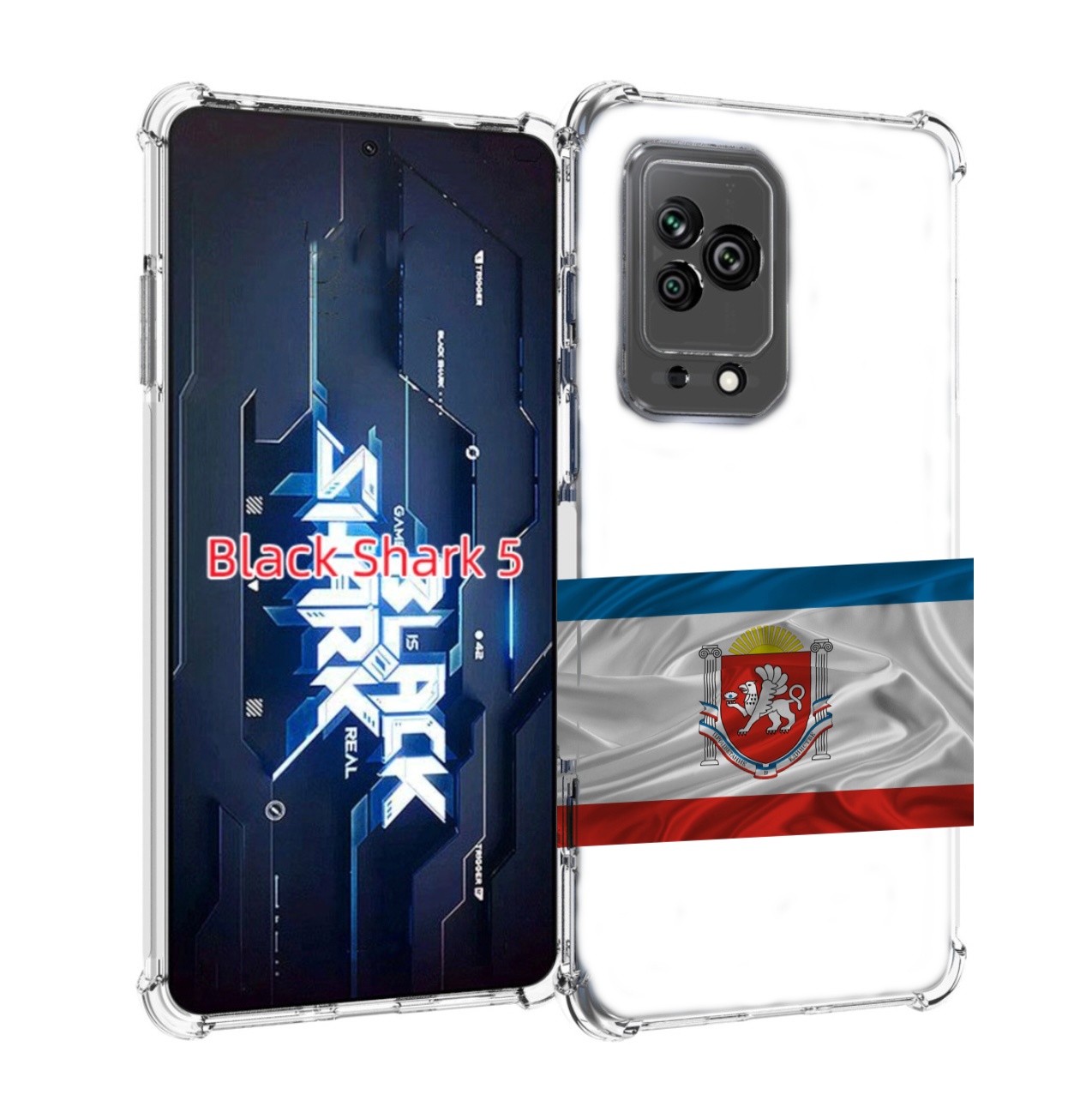 

Чехол MyPads герб флаг крыма-1 для Xiaomi Black Shark 5, Прозрачный, Tocco