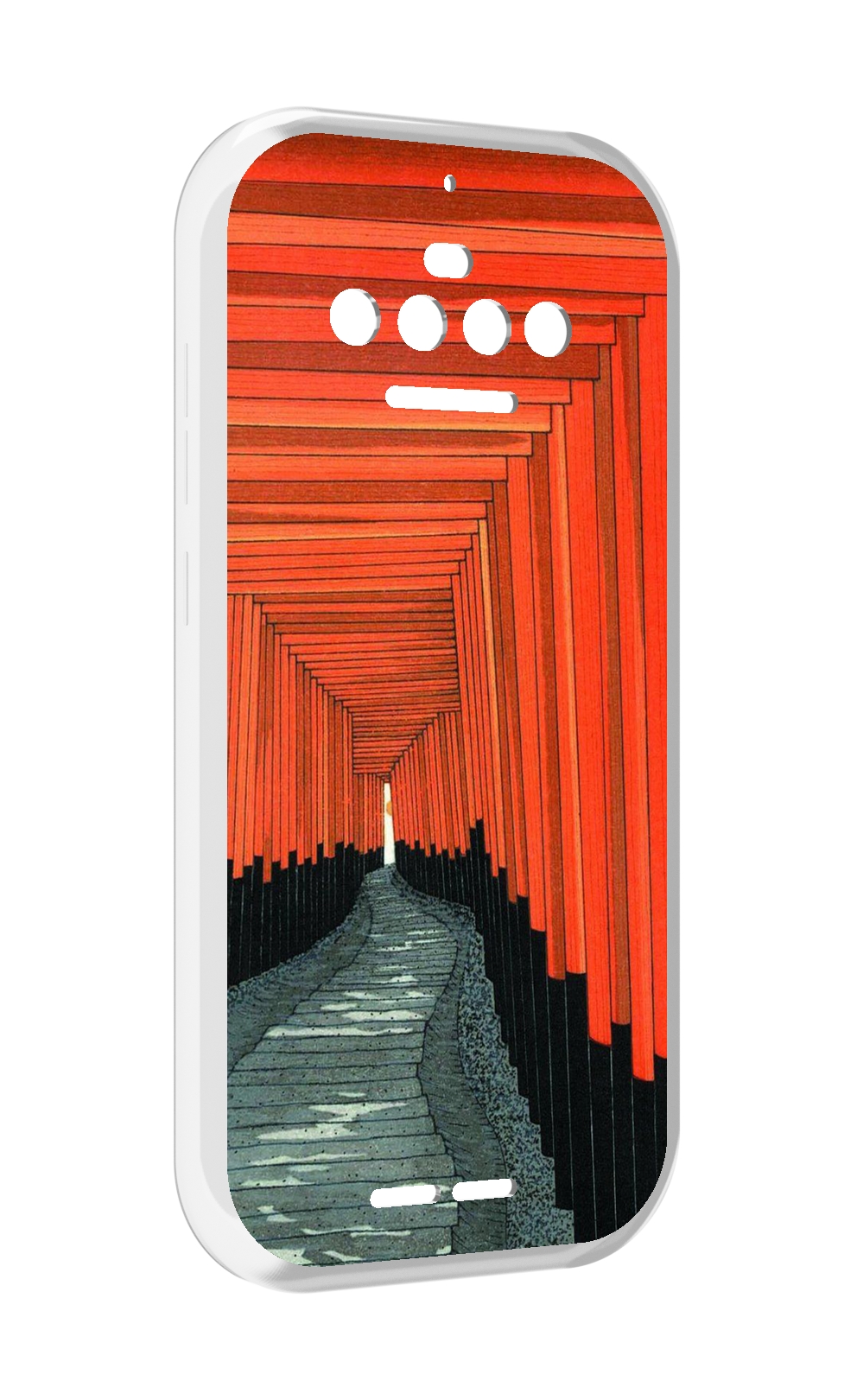 

Чехол MyPads красный коридор для Oukitel F150 R2022, Прозрачный, Tocco