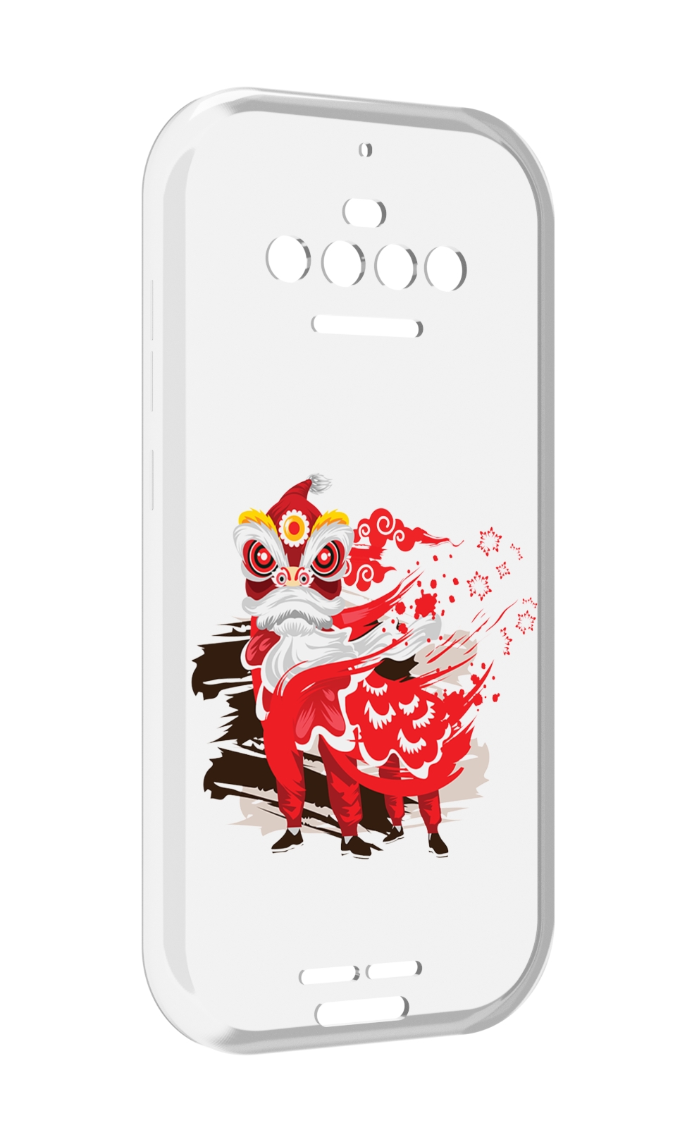 

Чехол MyPads красный-карнавал для Oukitel F150 R2022, Прозрачный, Tocco